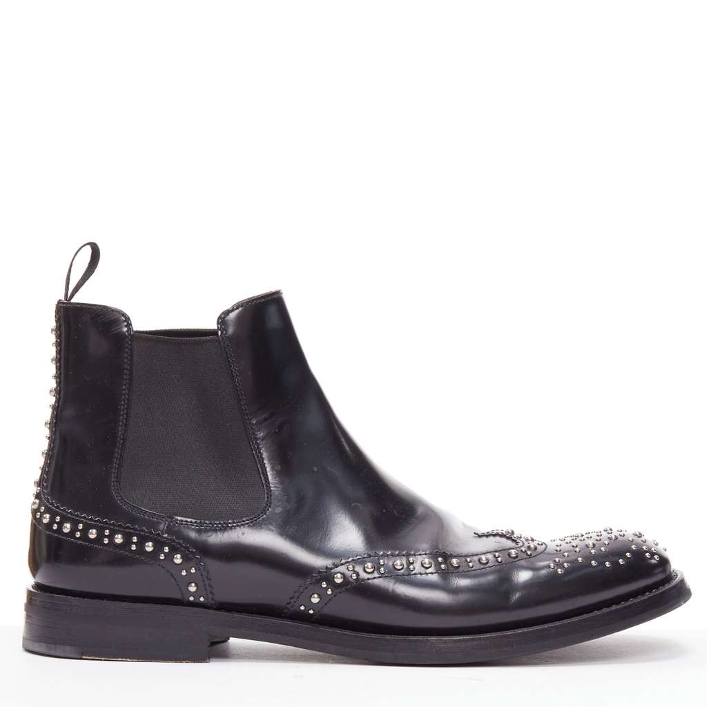 Church's Ketsby Met Black Leather Fair condition - Front View