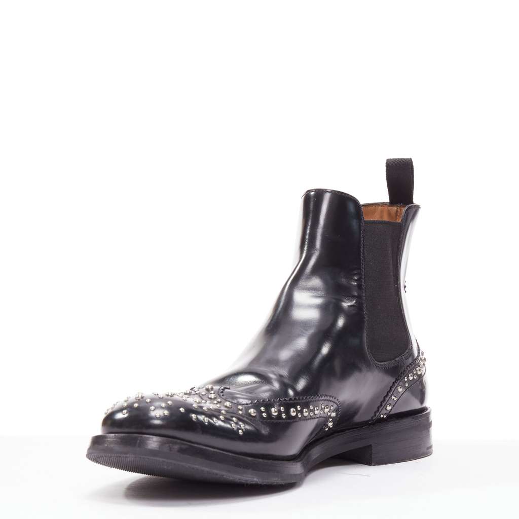 Church's Ketsby Met Black Leather Fair condition - Model View