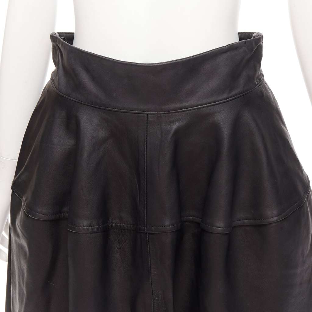 Maticevski Tavolara Black Leather Fair - Back View
