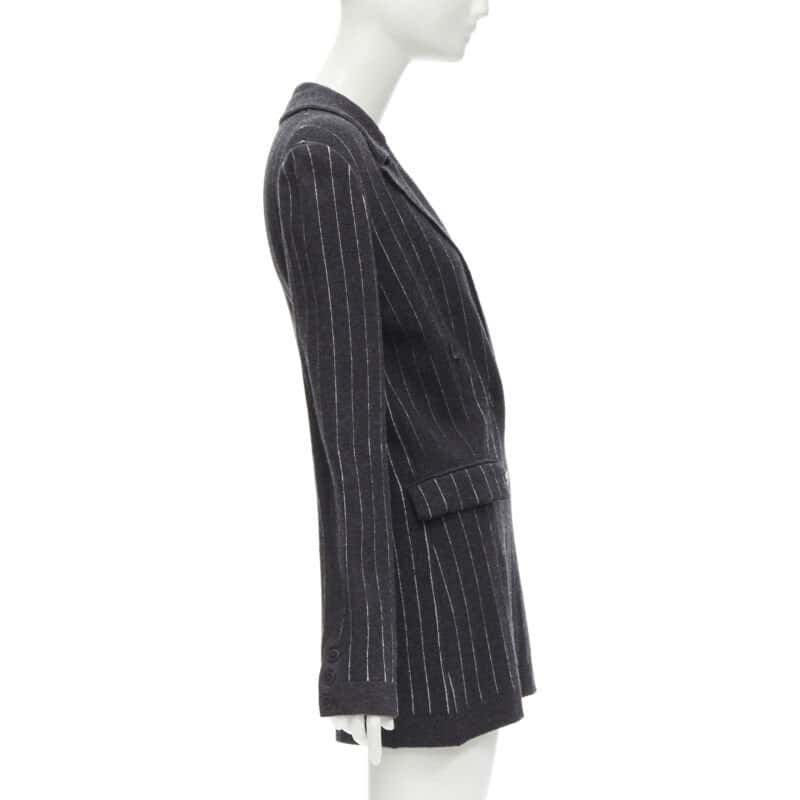 Barrie Grey Cashmere Blazer Cardigan Grey Cashmere Never worn - Box View