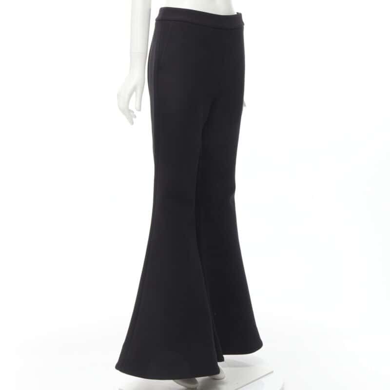Ellery Wide Flared Trousers Black Polyester Never worn - Inside View
