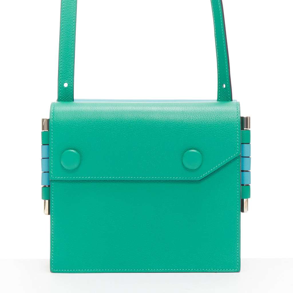 Hermès Twins Blue Leather Never worn - Box View