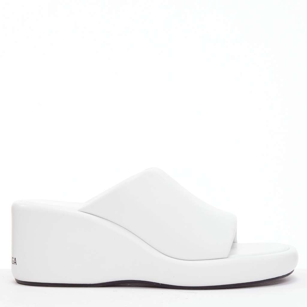 Balenciaga Rise White Leather Good - Front View