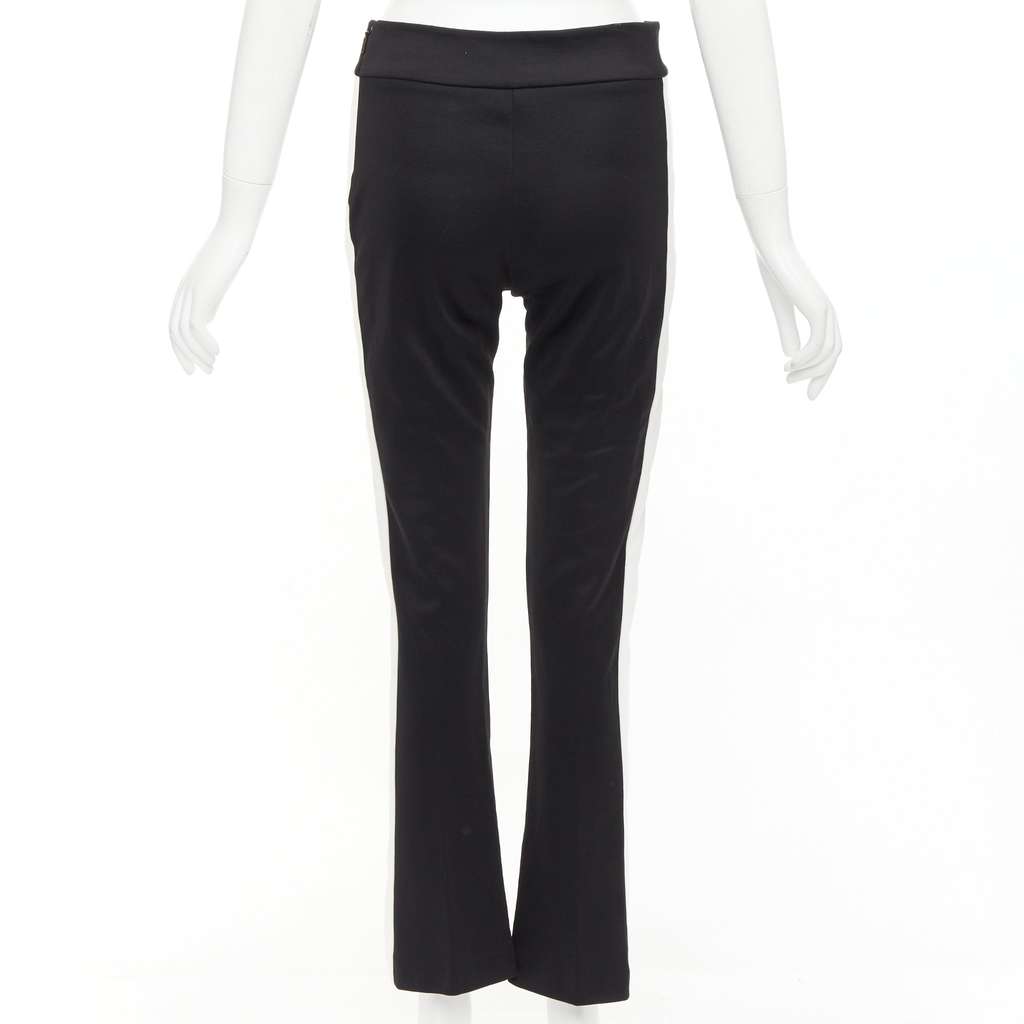 Gucci Embroidered Flared Pants Black Polyester Never worn - Box View