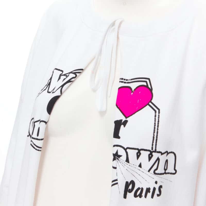 Vetements We Love Hometown Sweater White Cotton Very good - Back View