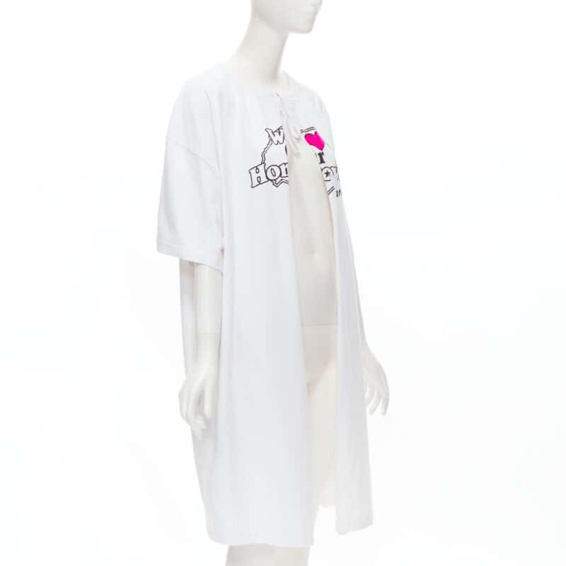 Vetements We Love Hometown Sweater White Cotton Very good - Inside View