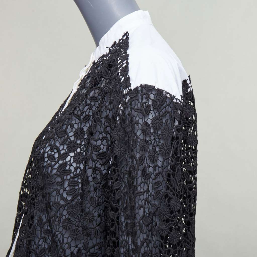 JW ANDERSON Lace Insert Shirt White Cotton Good condition - Back View