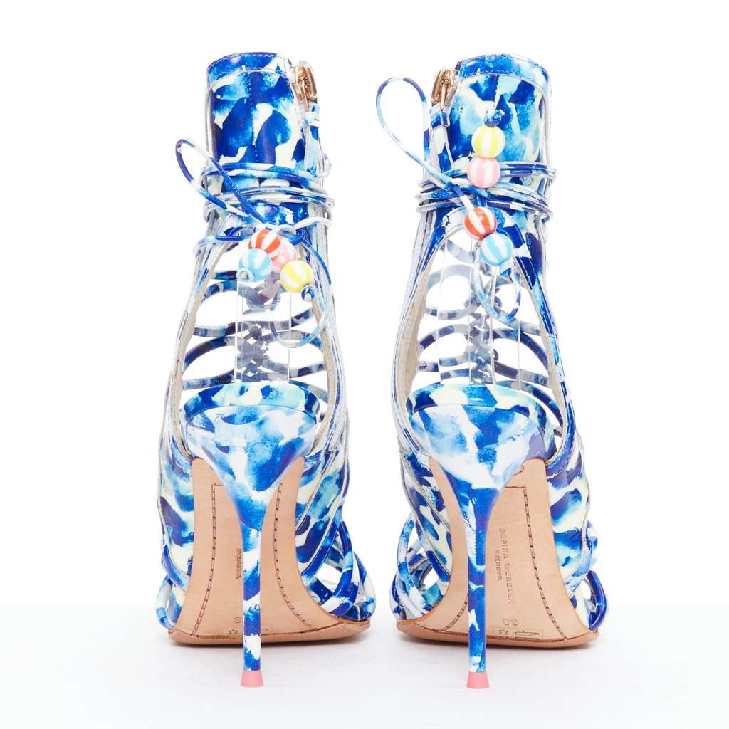 Sophia Webster Lacey Oceana Cage MultiColor Leather Very good - Box View