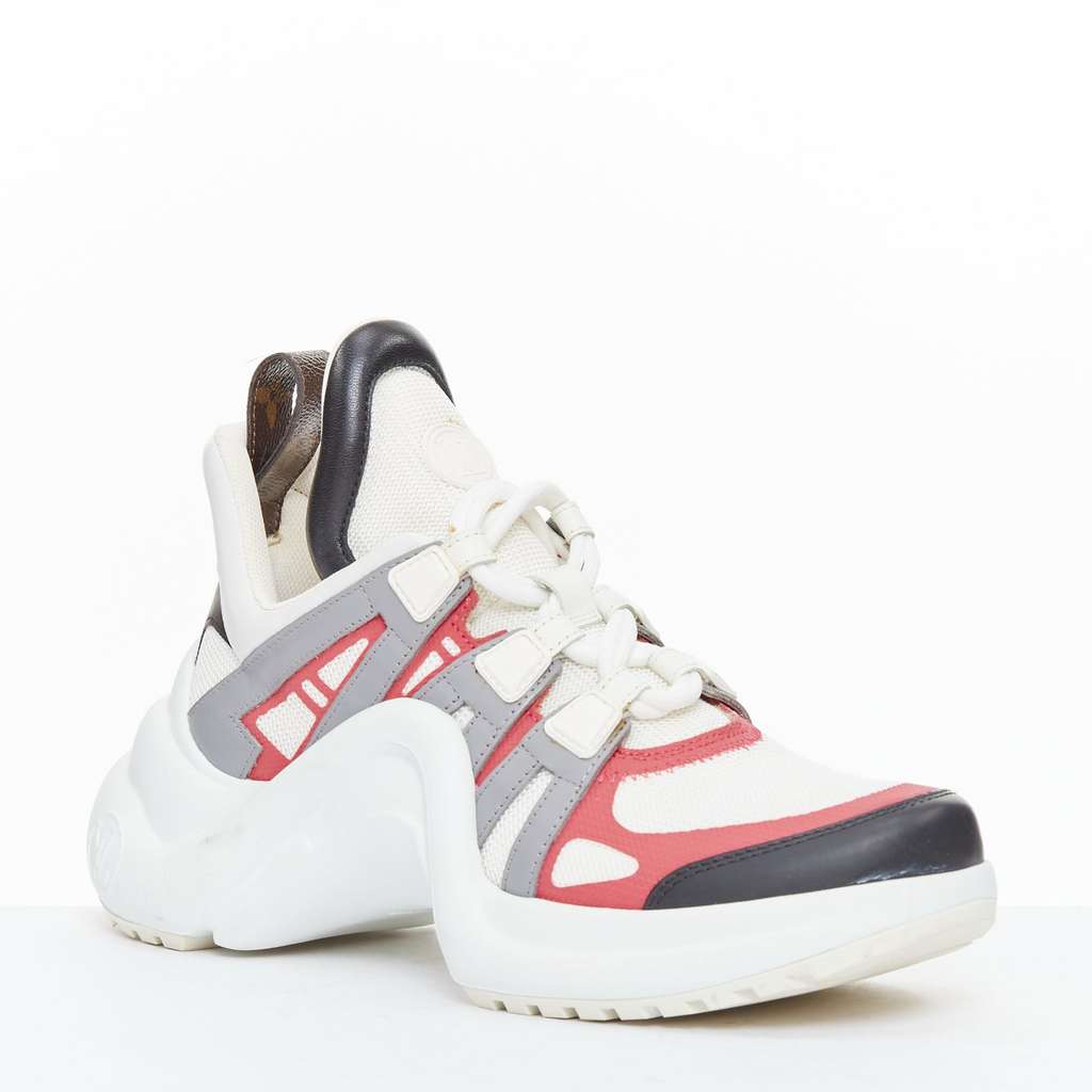 Louis Vuitton Archlight White Leather Good condition - Back View