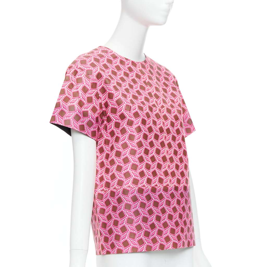 Louis Vuitton Lattice Leather Top Pink Leather Good - Inside View