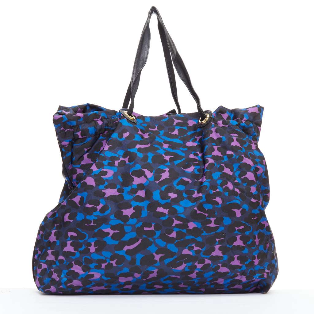 Lanvin Paper Logo Tote Bag Purple Very good - Box View