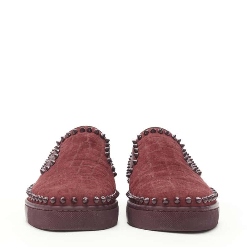Christian Louboutin Air Sole Sneakers Red Suede Very good - Inside View