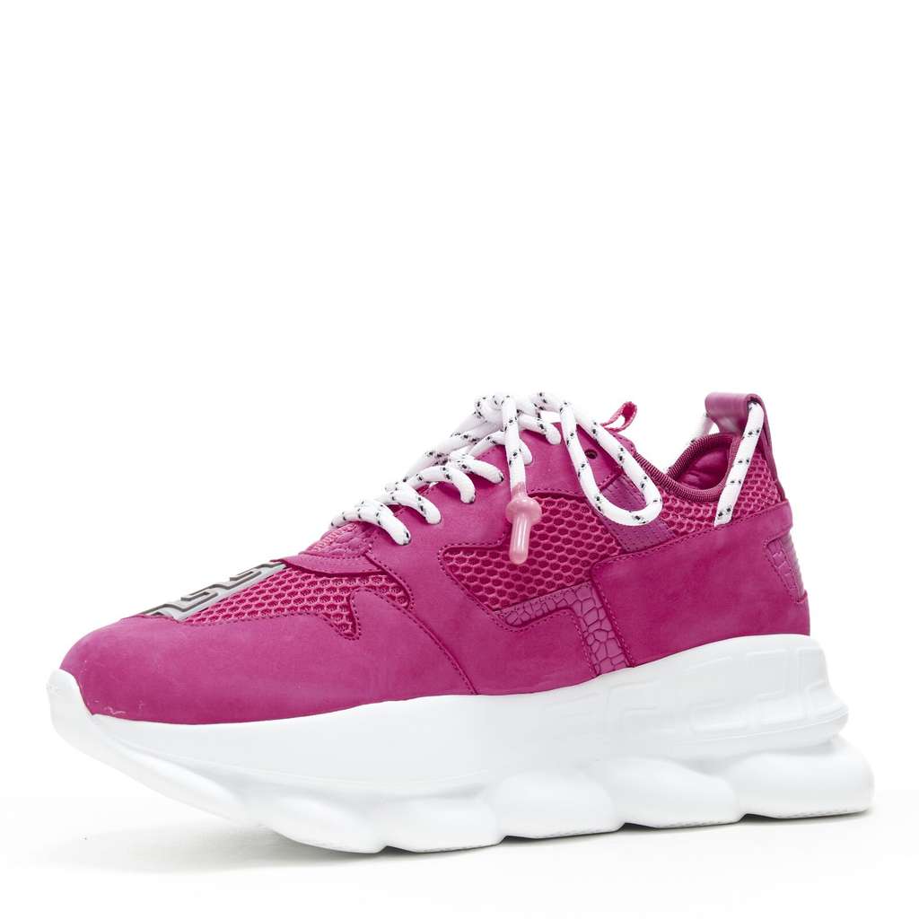 Versace Chain Reaction Shoes Pink Never worn - Model View