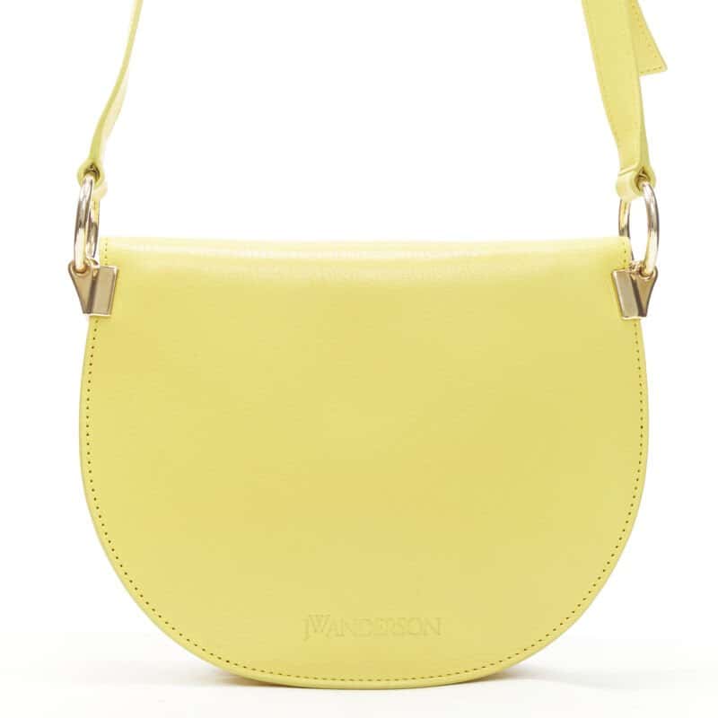 JW ANDERSON Latch Bag yellow Yellow Leather Very good condition - Box View