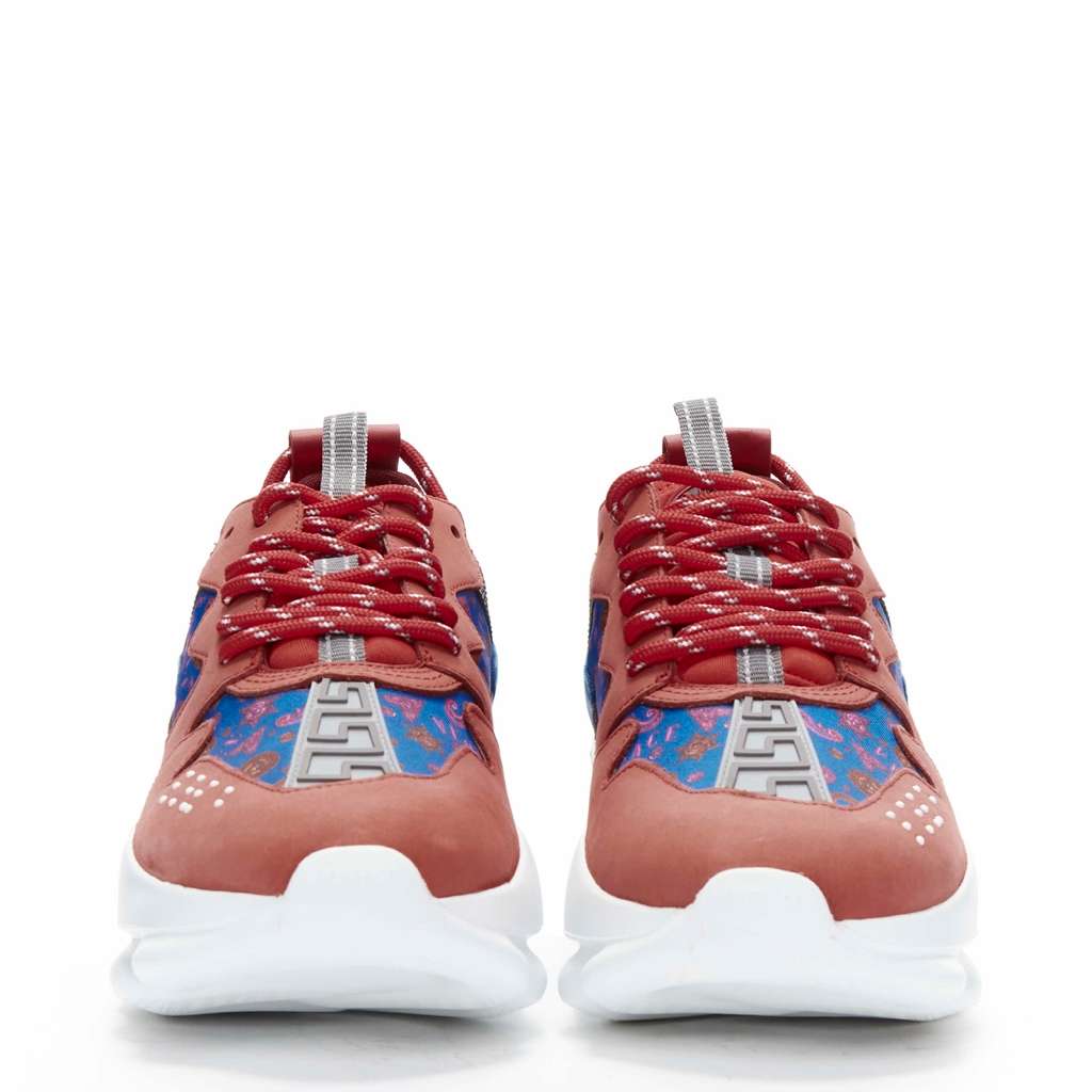 Versace Chain Reaction Shoes Red Never worn - Model View