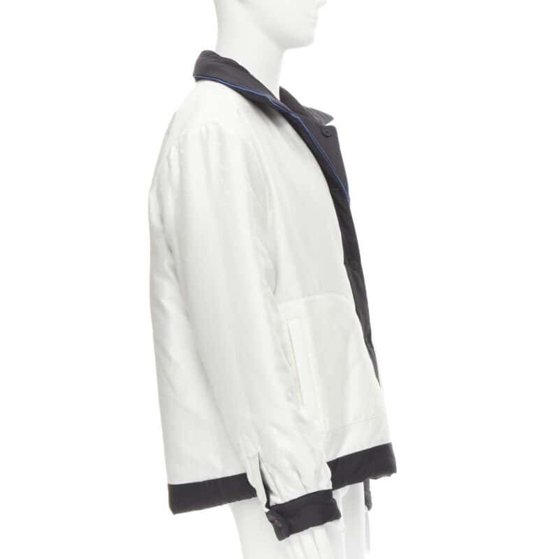Fendi Black White Jacket Black Polyester Never worn, with tag - Box View