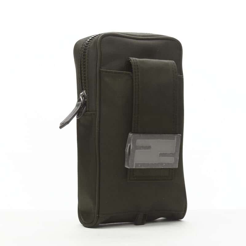 Fendi Gradient FF Crossbody Bag Green Never worn, with tag - Inside View