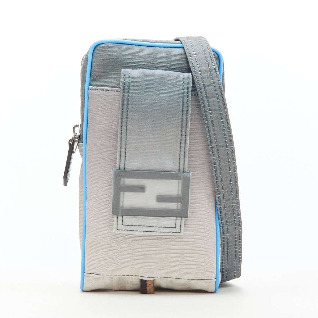 Fendi Double Pack Waist Bag Grey Never worn, with tag - Back View