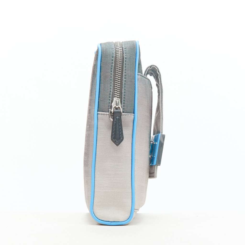 Fendi Double Pack Waist Bag Grey Never worn, with tag - Model View