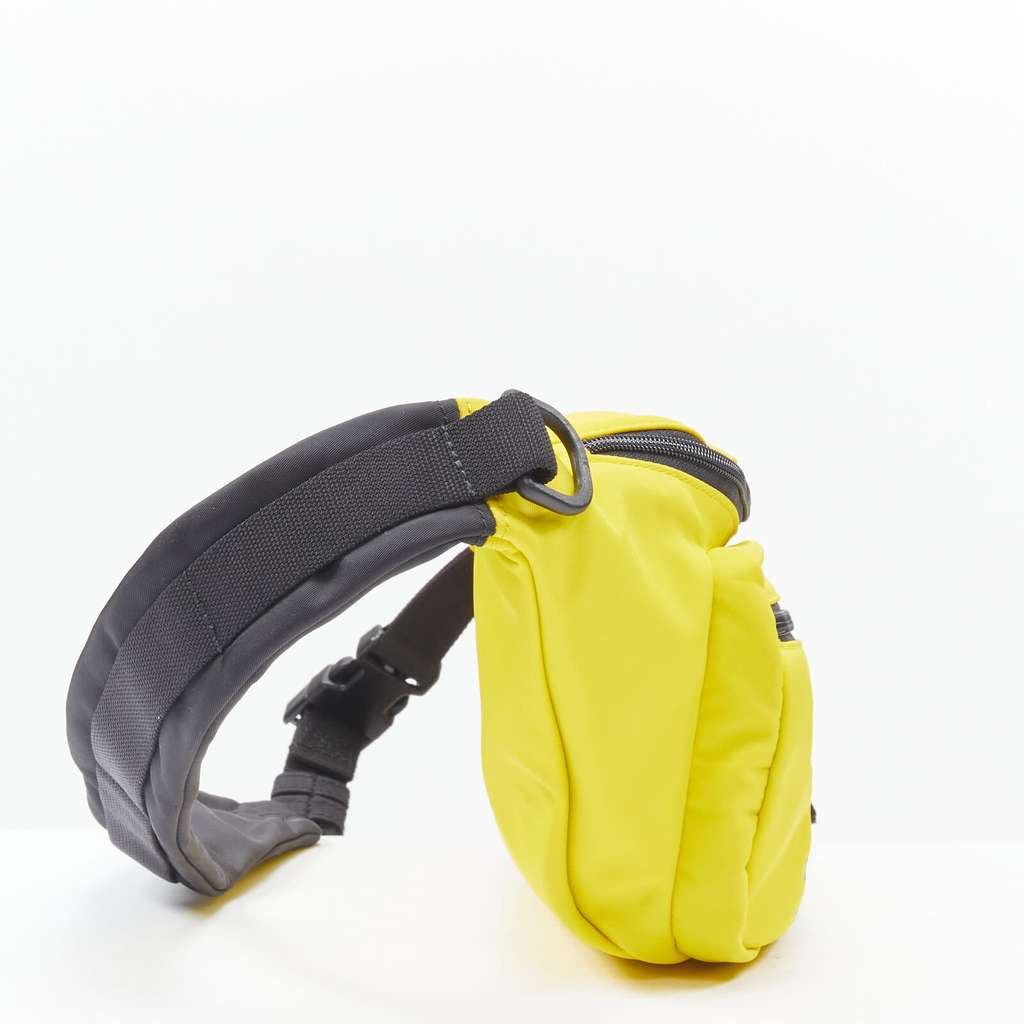 Balenciaga double pack sharp pack yellow waist bag Yellow Never worn, with tag - Inside View