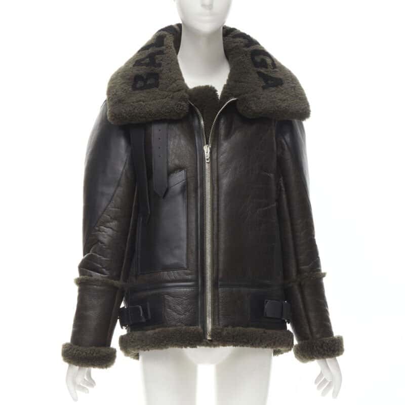 Balenciaga Le Bombardier Green Leather Never worn, with tag - Front View
