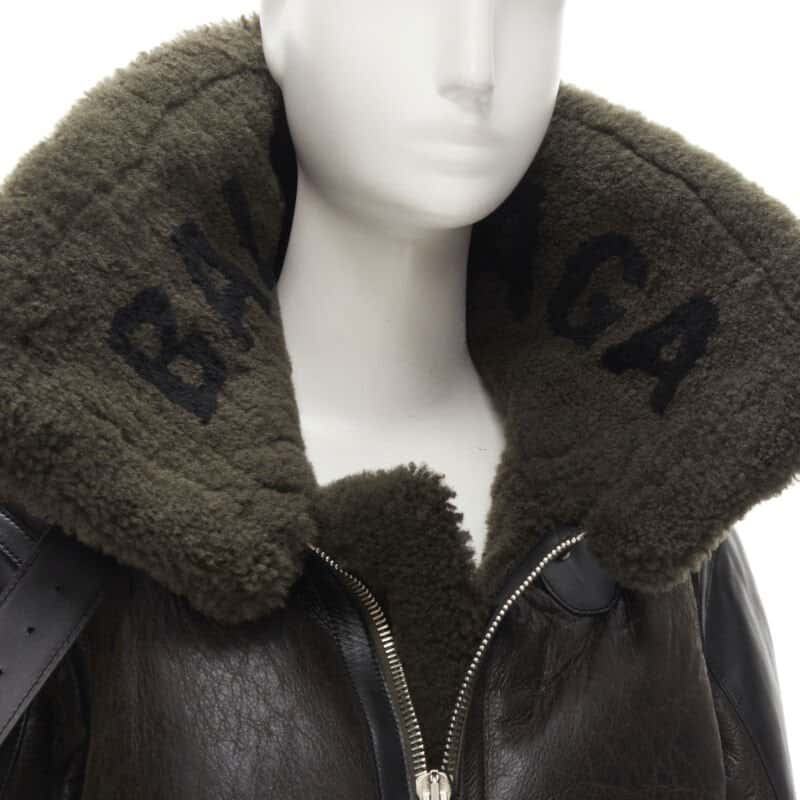 Balenciaga Le Bombardier Green Leather Never worn, with tag - Inside View
