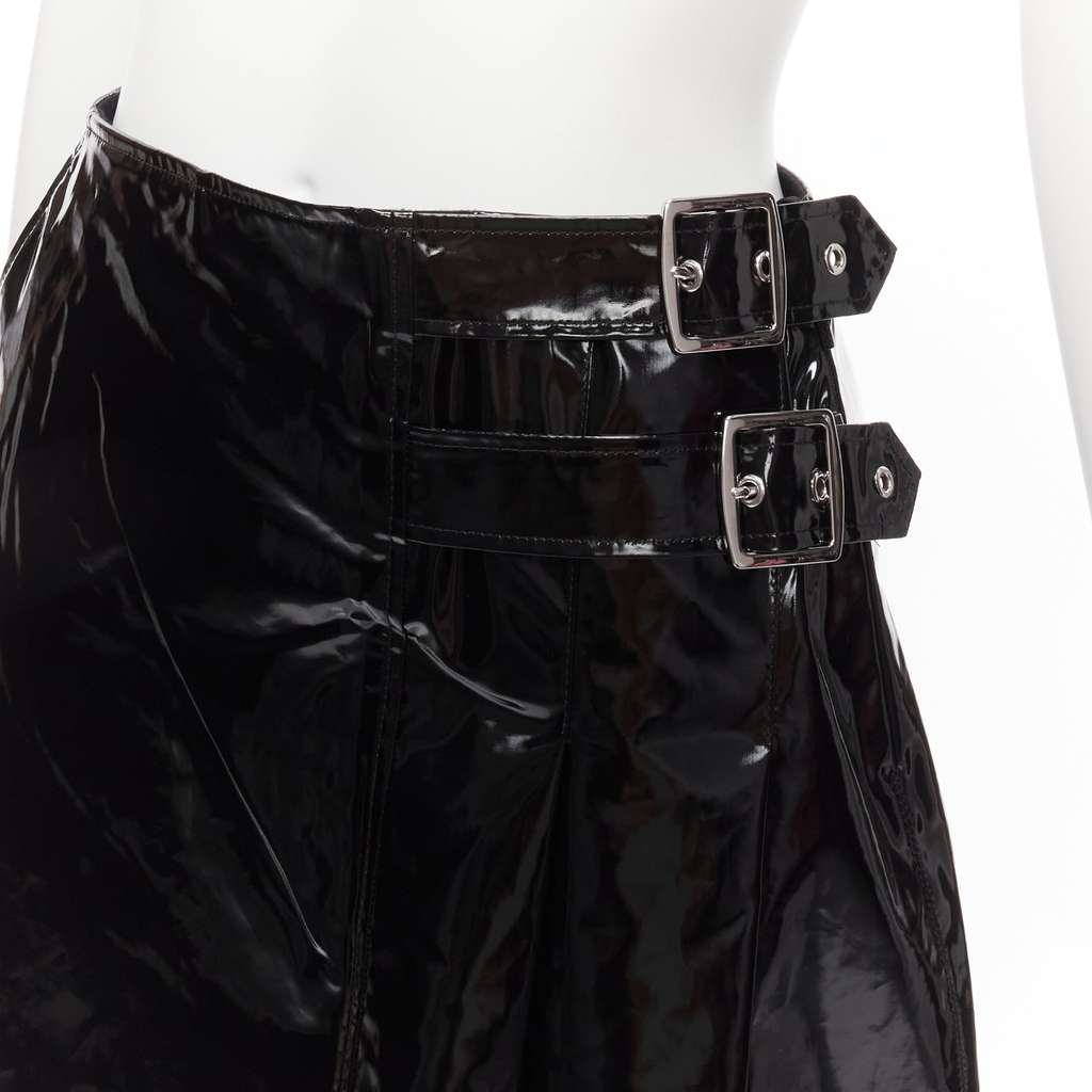 Gucci Punk Kilt Skirt Black Cotton Very good - Back View
