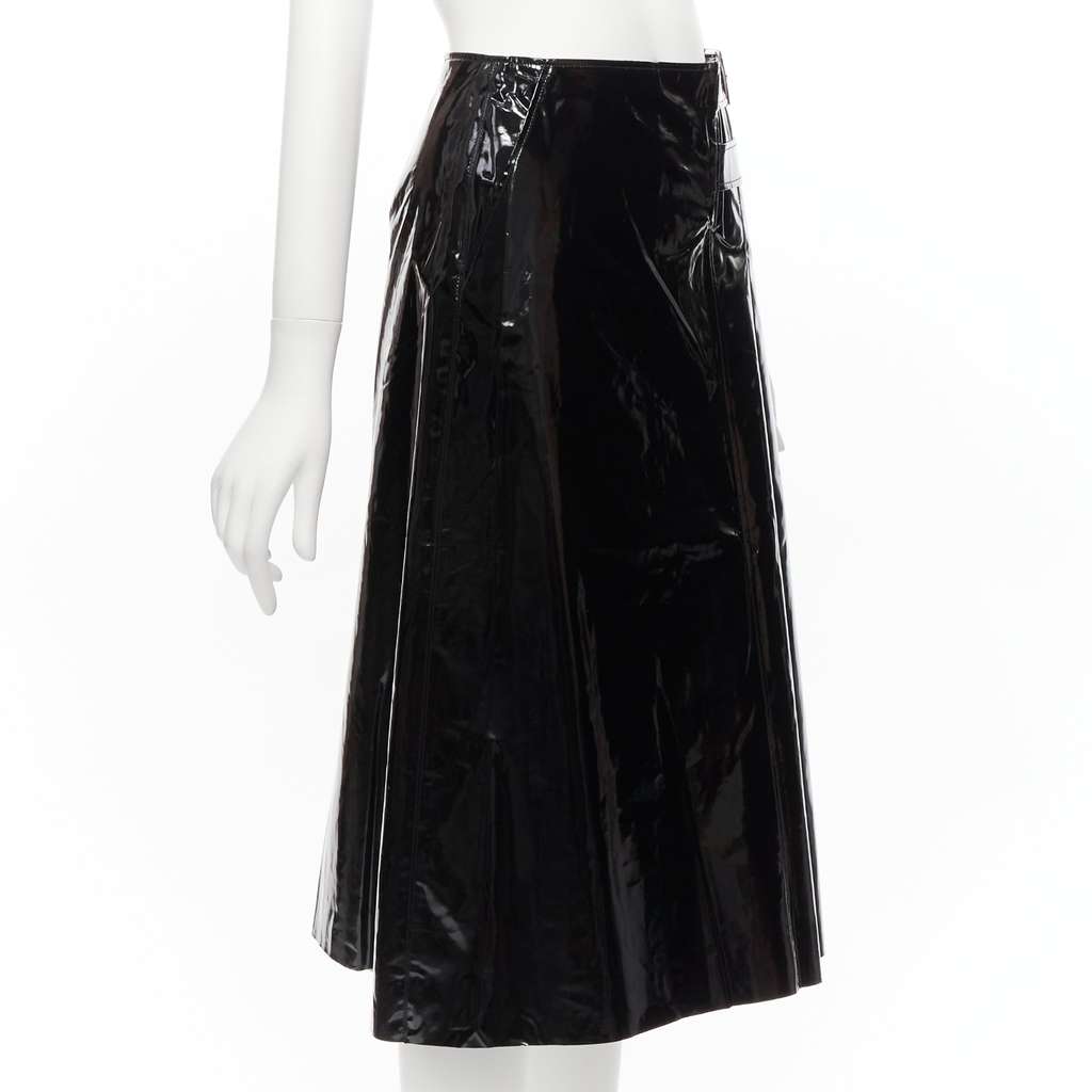 Gucci Punk Kilt Skirt Black Cotton Very good - Inside View
