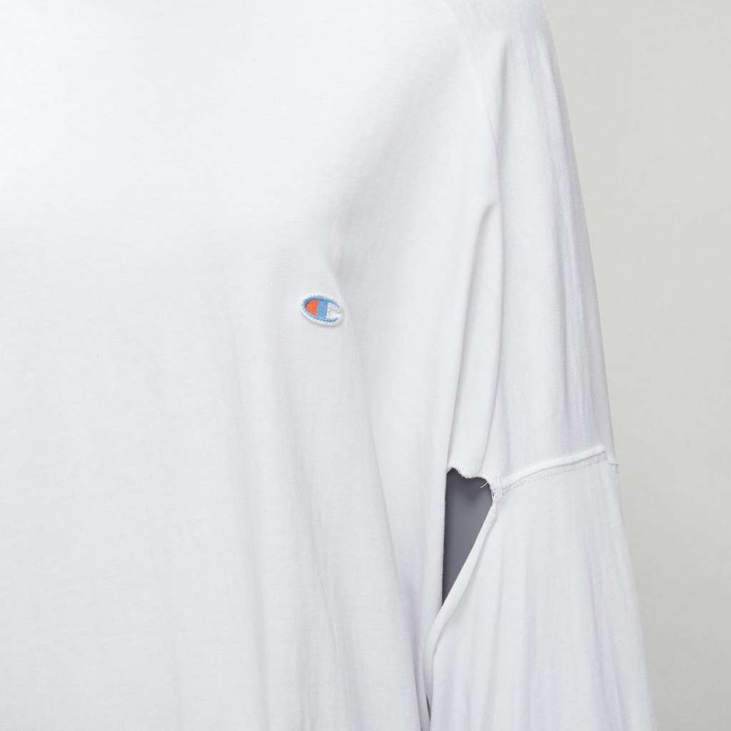 Vetements Logo Tape Sweatshirt White Cotton Good - Back View