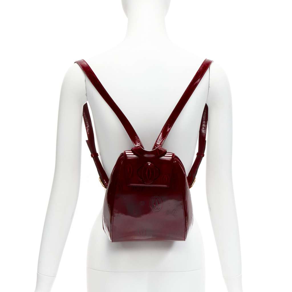 Cartier Happy Birthday Red Leather Very good - Back View