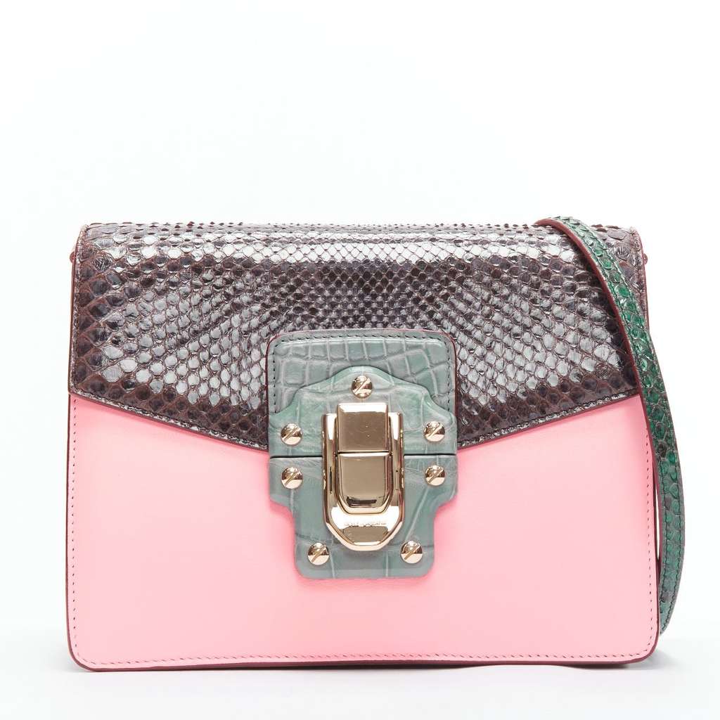 Dolce & Gabbana Lucia Pink Leather Very good - Front View