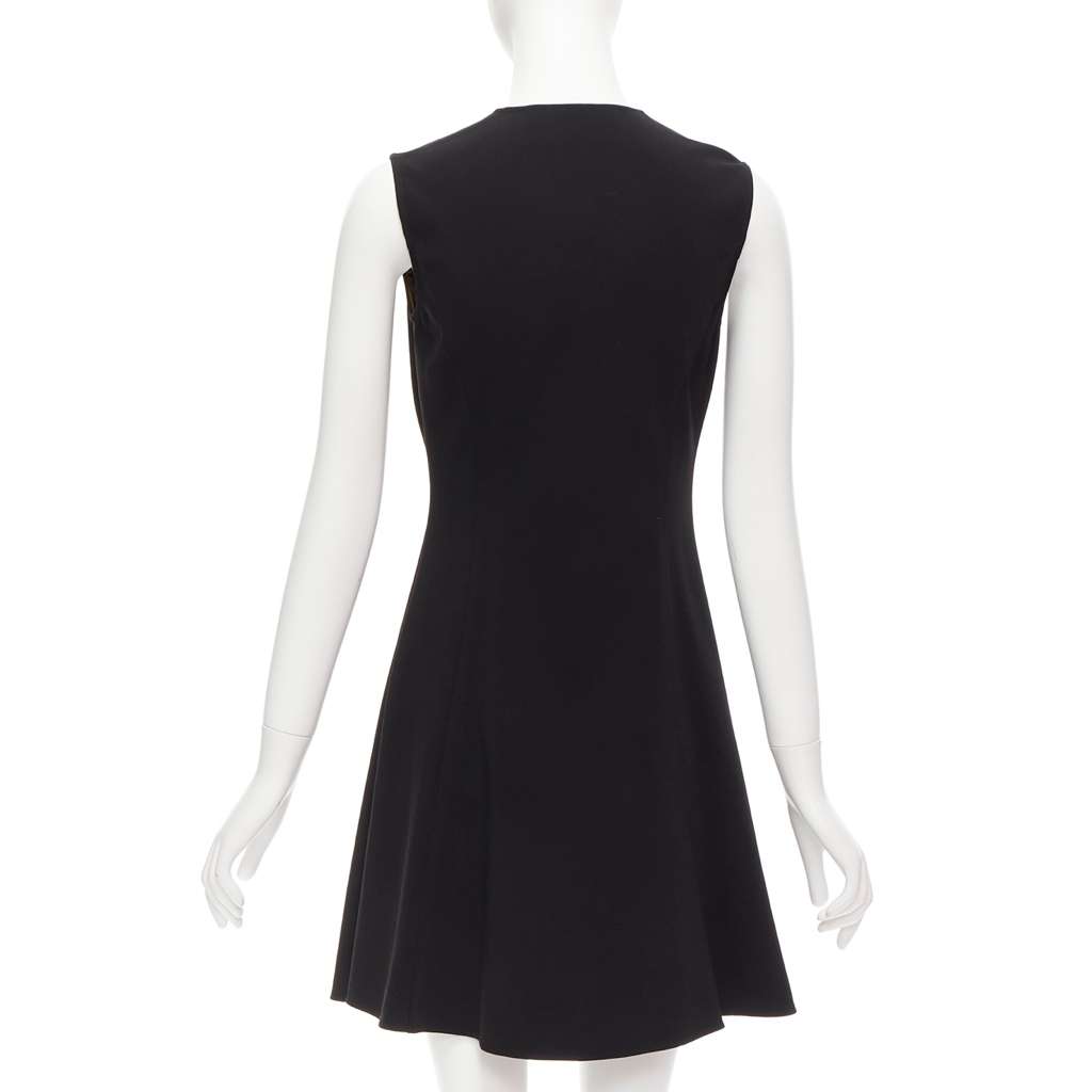 Versace Barocco Dress Black Viscose Never worn - Box View