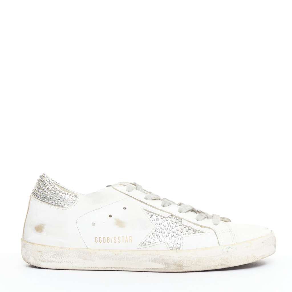 Golden Goose Super Star White Leather Very good condition - Front View