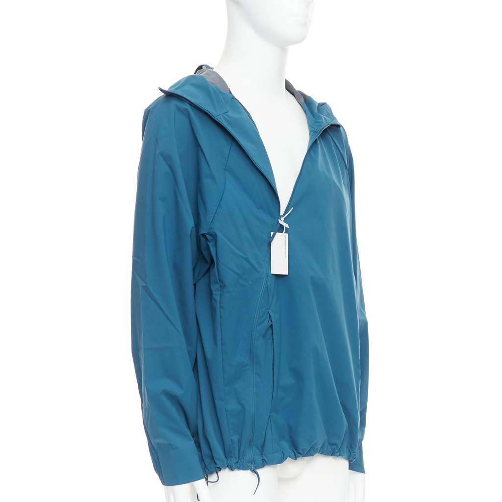 Post Archive Faction Teal Zip Jacket Blue Polyester Never worn, with tag - Inside View