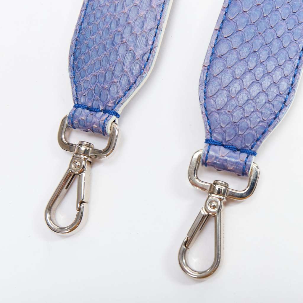 Fendi Karlito Purple Leather Good - Model View