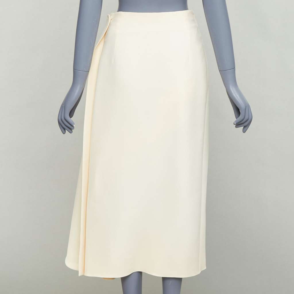 Dior Bias Cut Skirt Beige Wool Fair - Box View