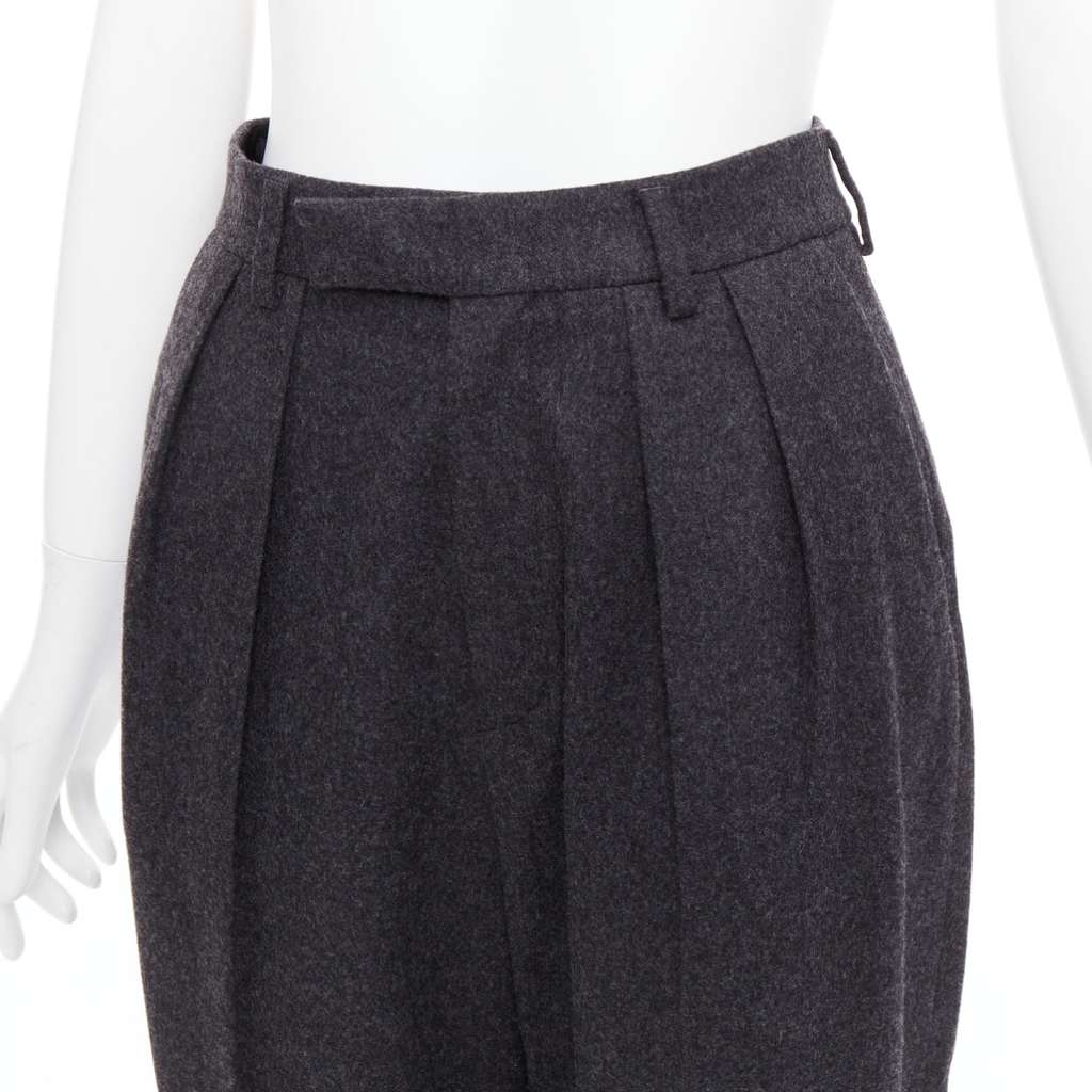 Celine Double Pleat Pants Grey Wool Never worn, with tag - Back View