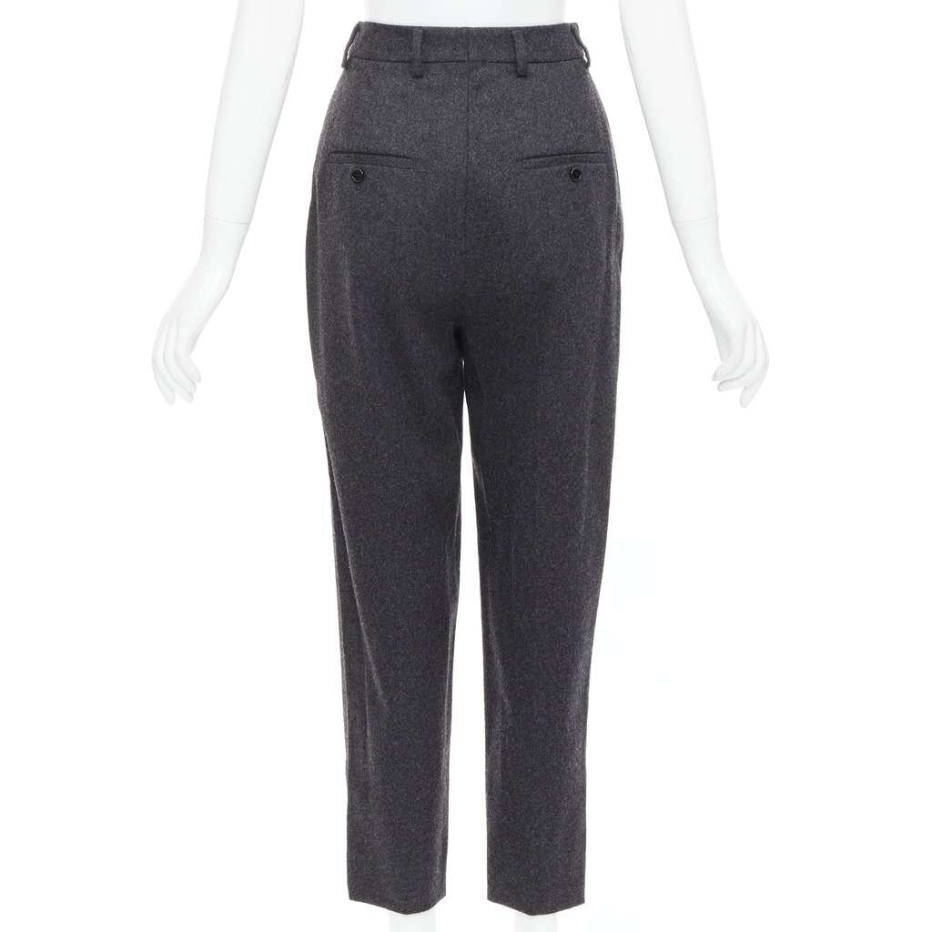 Celine Double Pleat Pants Grey Wool Never worn, with tag - Box View