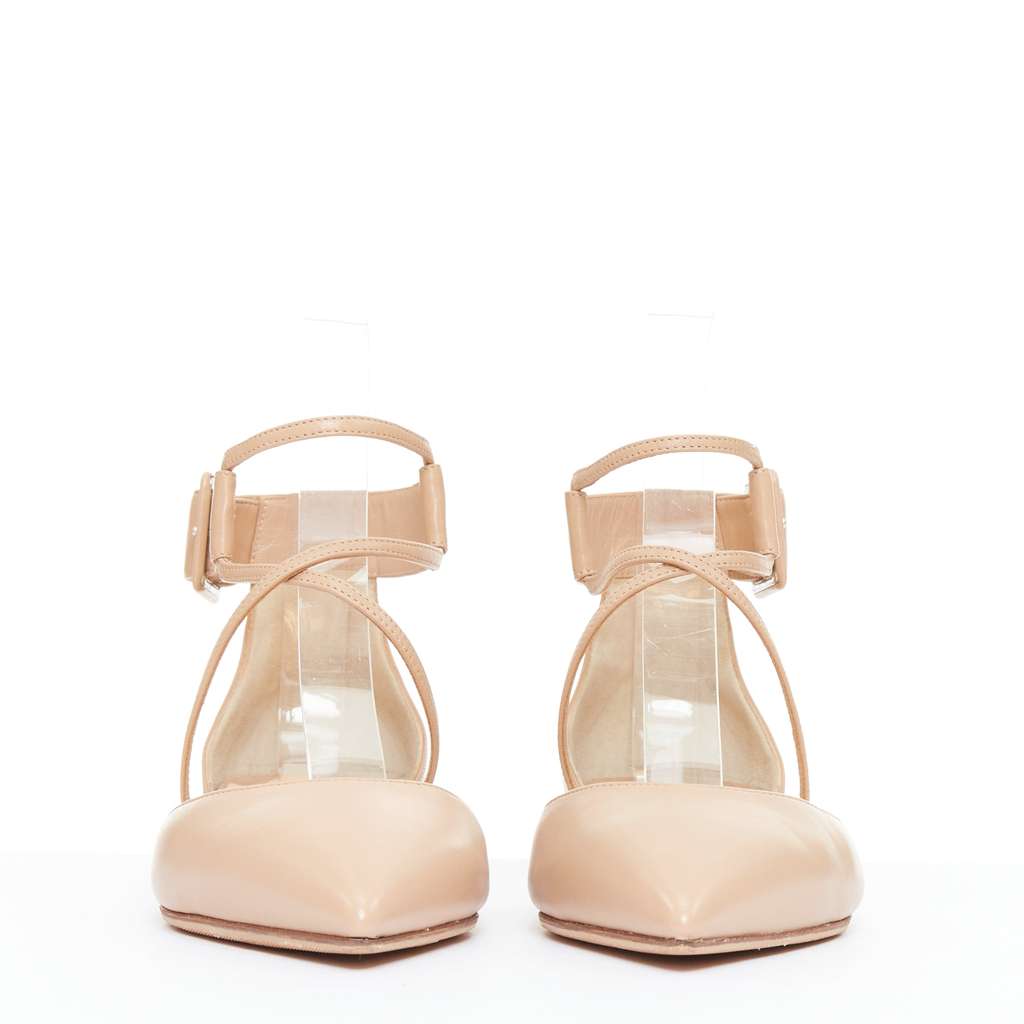Christian Louboutin Suzanna D'Orsay Beige Leather Very good - Inside View