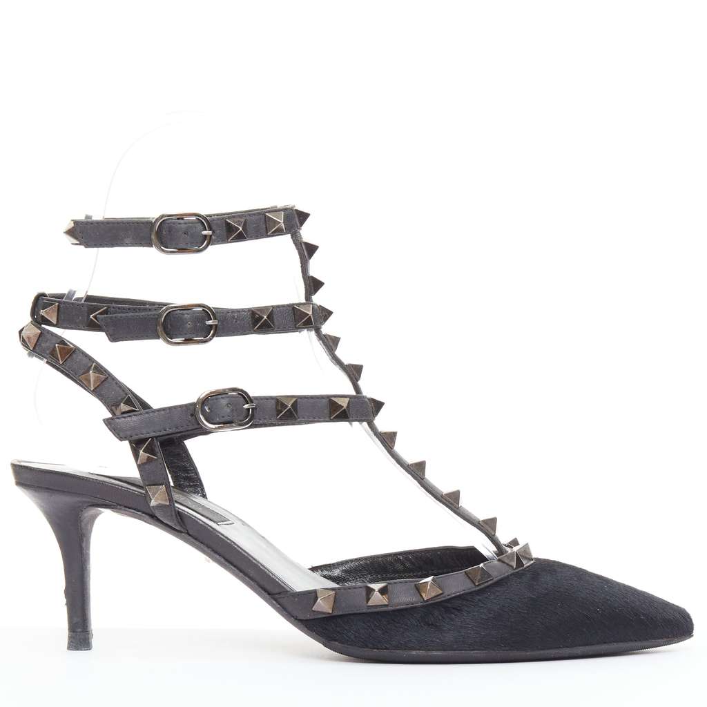 Valentino Rockstud Noir Black Good - Front View