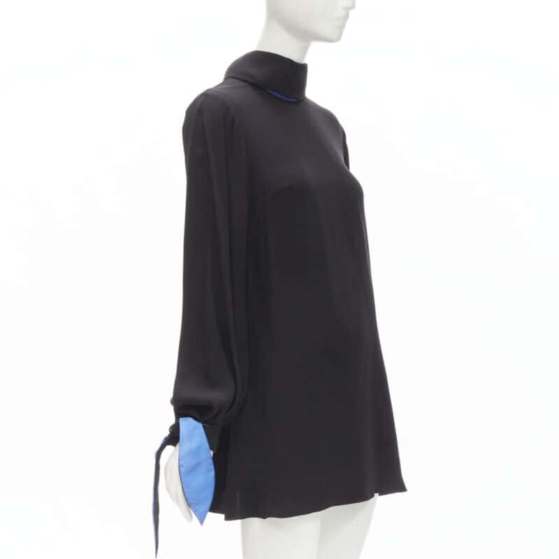 Roksanda Bow Tie Tunic Black Silk Very good - Inside View
