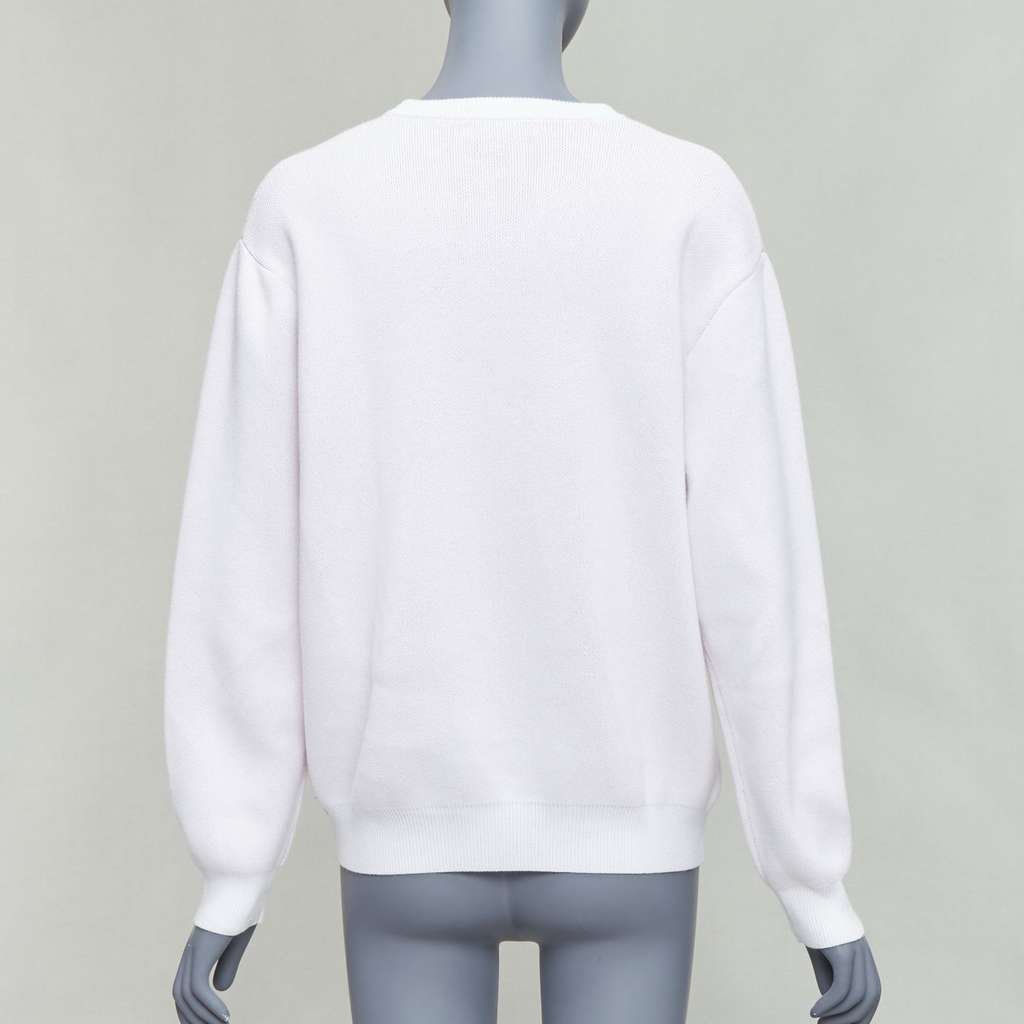 Supreme Slogan Pullover White Cotton Good - Box View