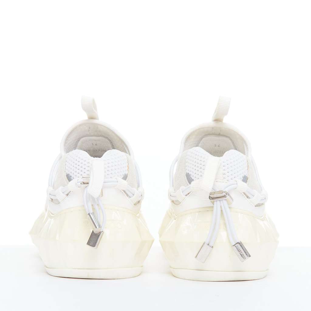 Jimmy Choo Diamond Trail White Leather Good - Box View