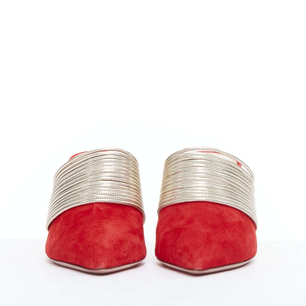 Aquazzura Rendez Vous Red Suede Very good - Inside View