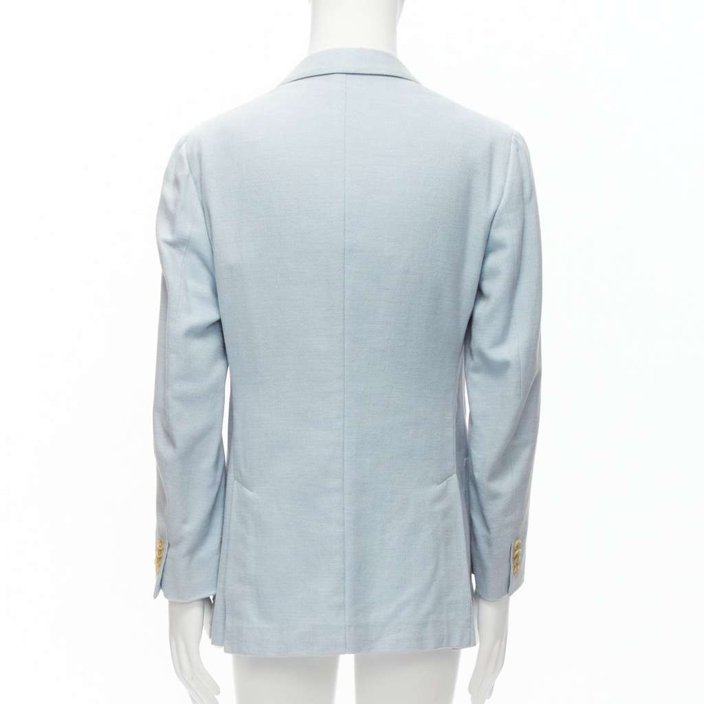 Isaia Dustin Blue Cotton Very good - Box View