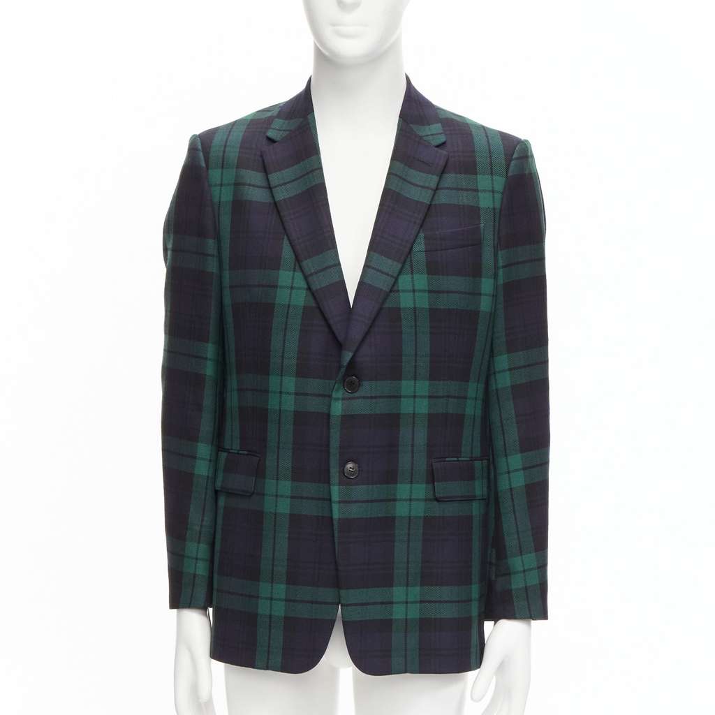 Valentino Garavani Preppy School Blazer Blue Wool Never worn - Front View