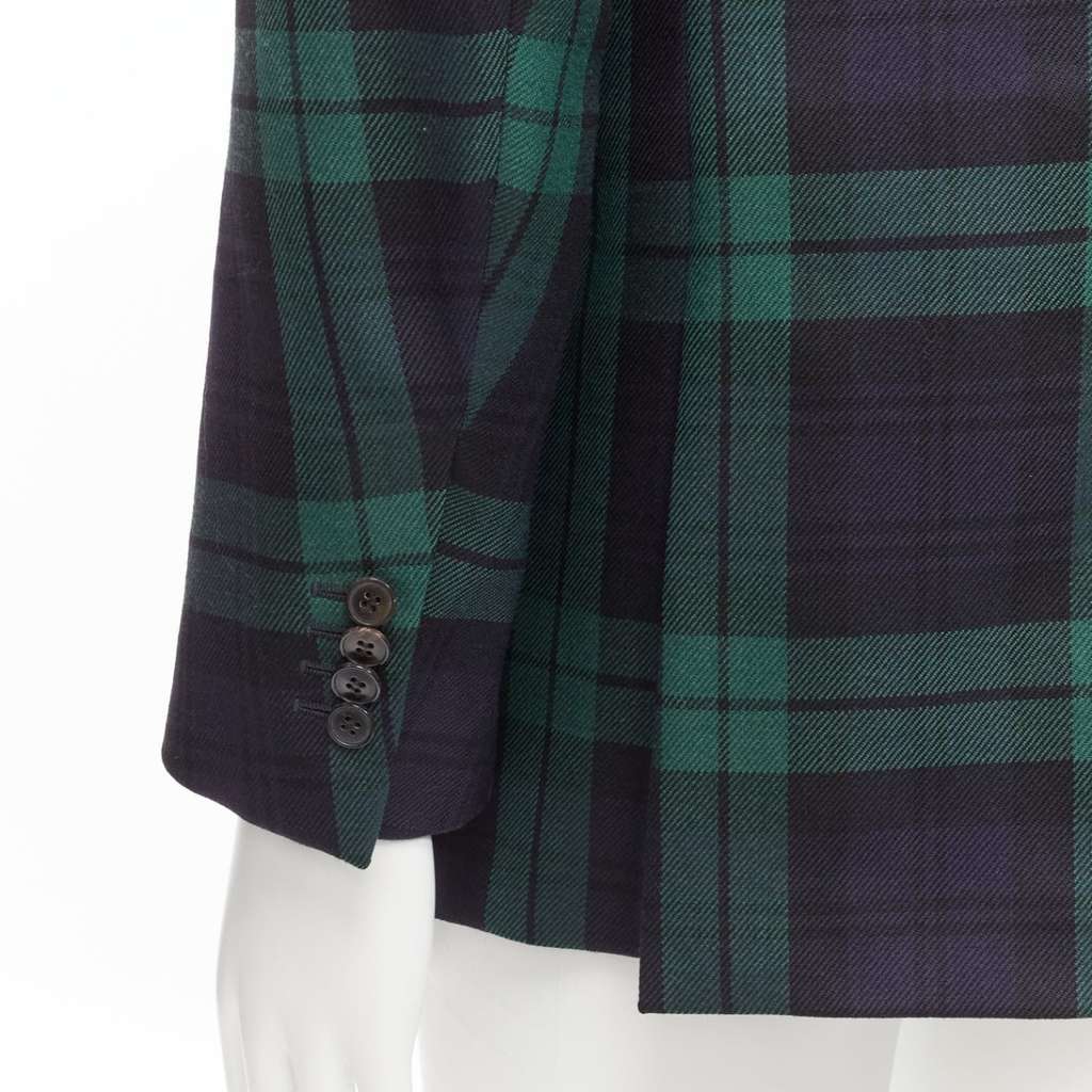 Valentino Garavani Preppy School Blazer Blue Wool Never worn - Back View
