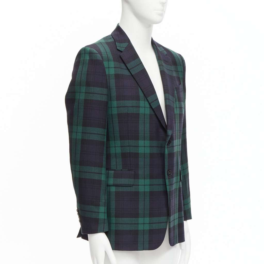 Valentino Garavani Preppy School Blazer Blue Wool Never worn - Inside View