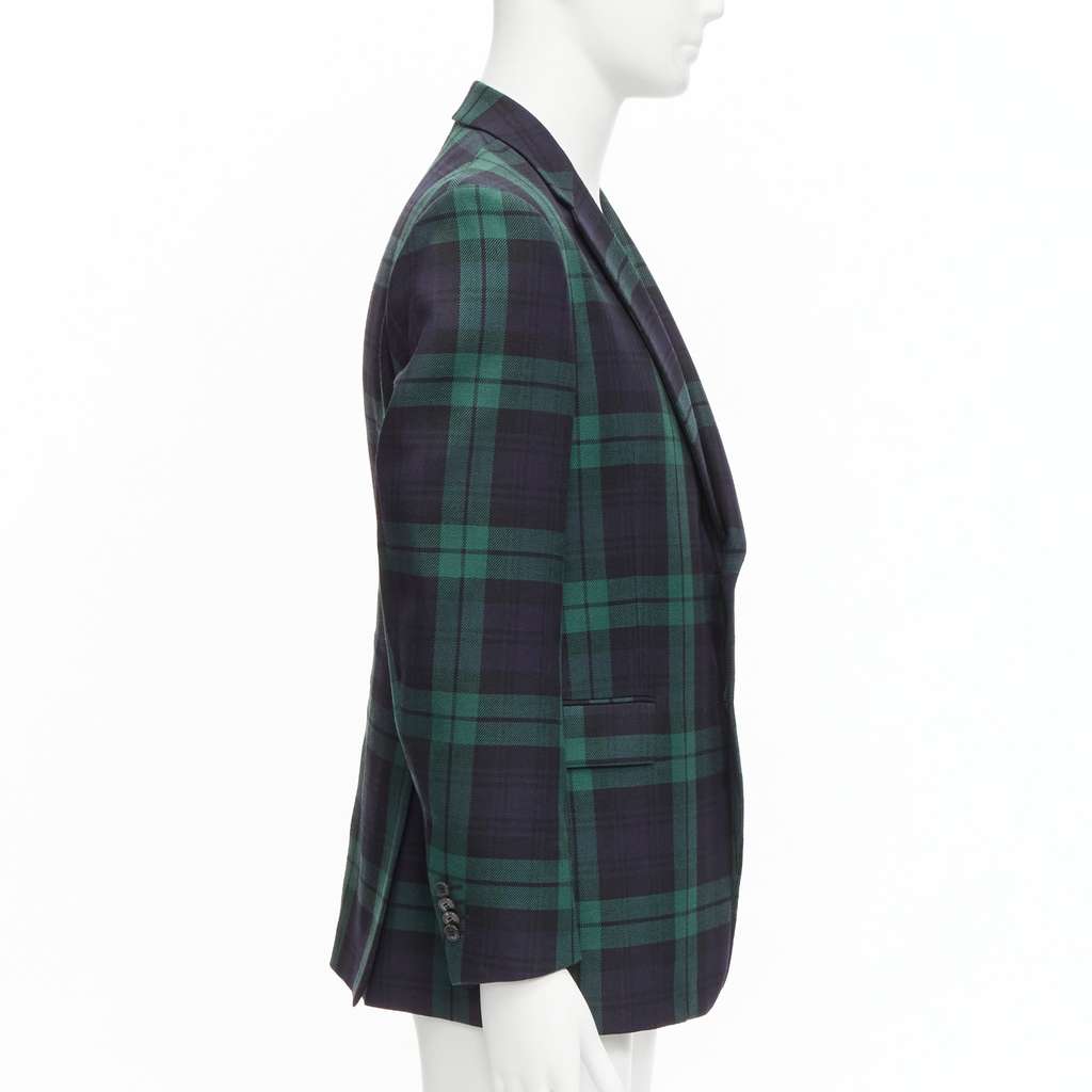 Valentino Garavani Preppy School Blazer Blue Wool Never worn - Model View