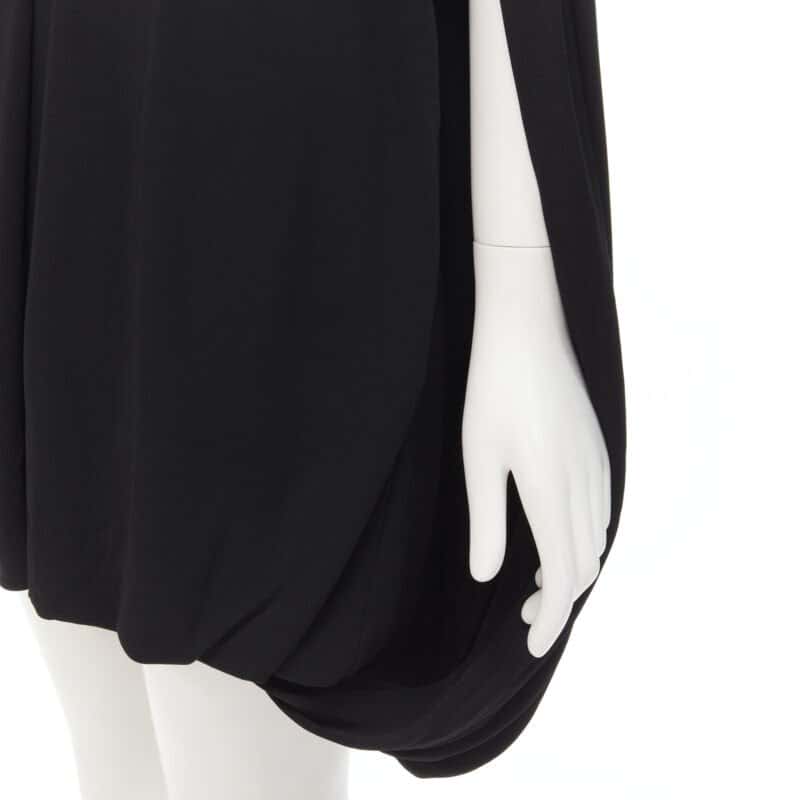Burberry Cocoon Bubble Dress Black Viscose Never worn - Back View